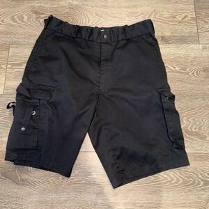 Men's Classic Black Cargo Shorts
